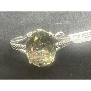 Green Amethyst Prasiolite Quartz Sterling Silver KARIS Ring New NWT Size 10
